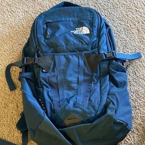 North face Navy blue recon backpack